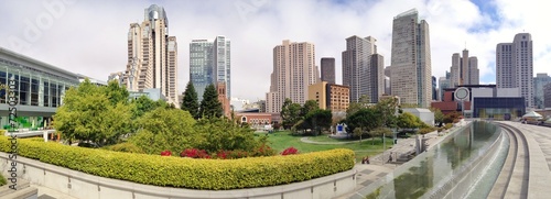 Panorama von San Francisco mit Hochhäusern