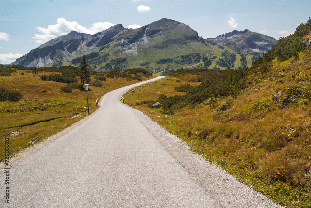 Fototapeta premium Pfad in den Bergen