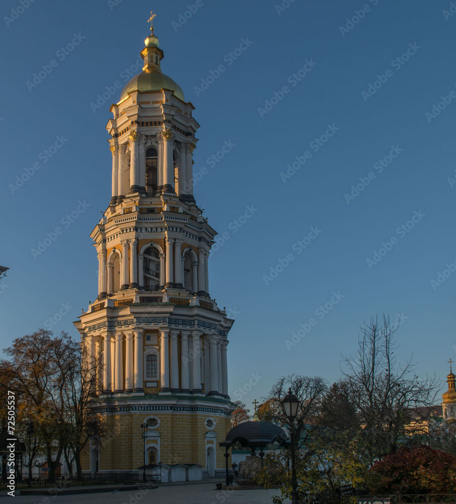 Obraz premium Киевская лавра. осень. утро