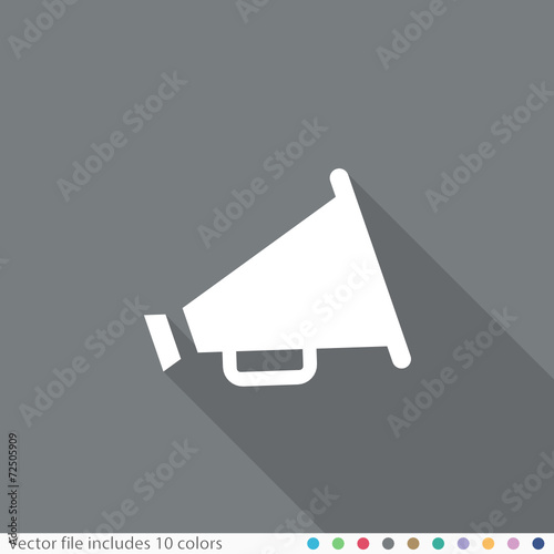 Flat Long Shadow Icon
