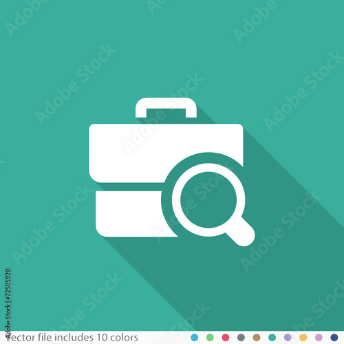 Flat Long Shadow Icon