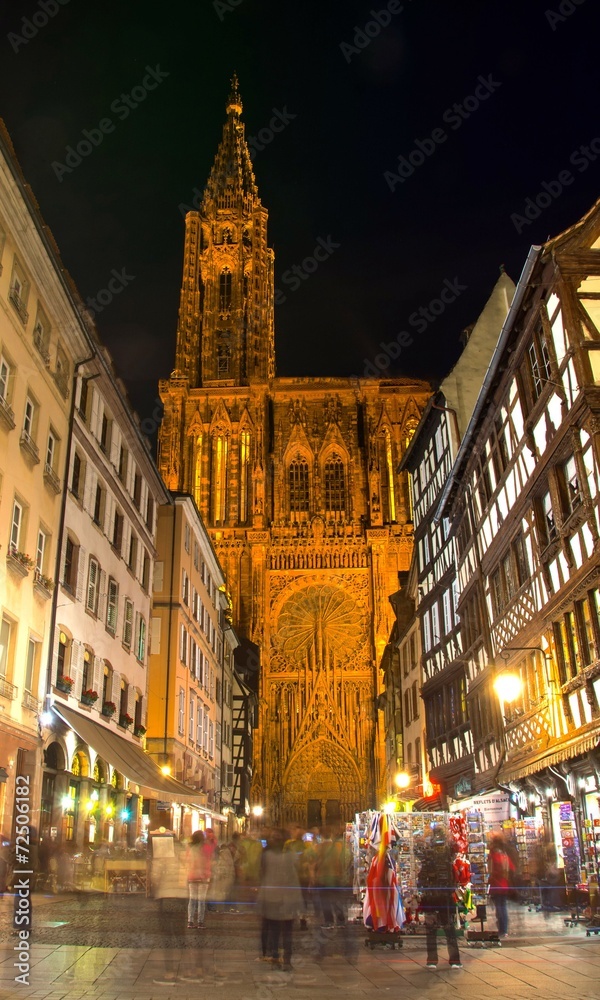 Fototapeta premium Cathédrale Notre-Dame à Strasbourg