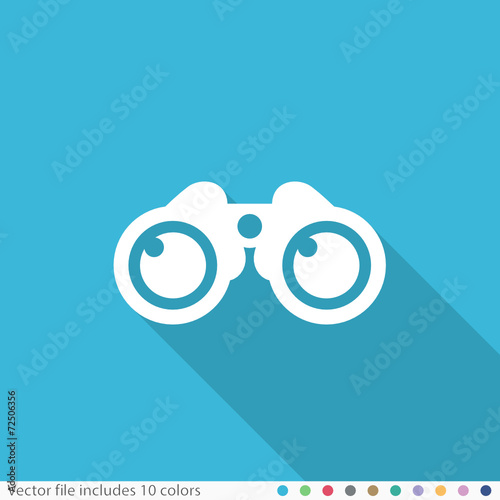 Flat Long Shadow Icon