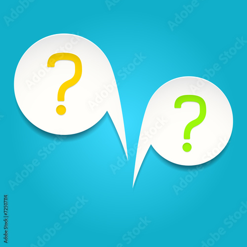 Vector speech bubbles