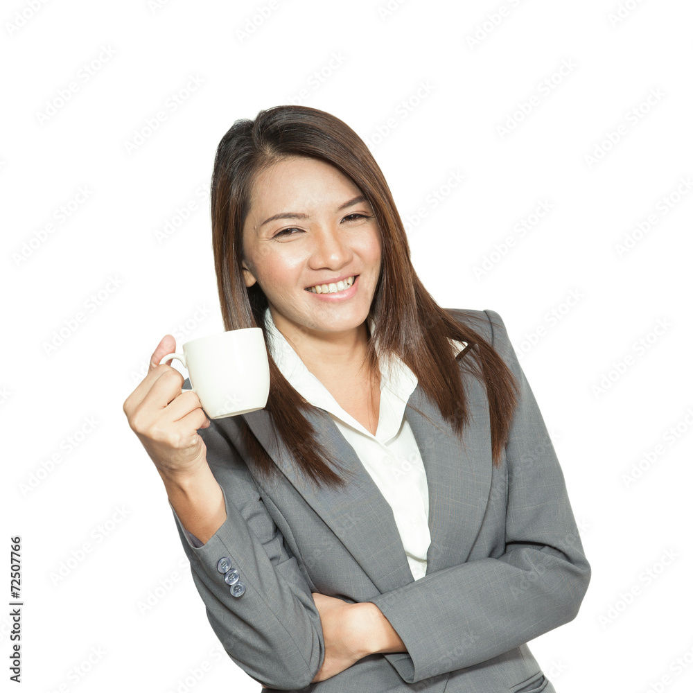 Business woman attractive young pretty drinking coffee relexatio Business woman attractive young pretty drinking coffee relexatio