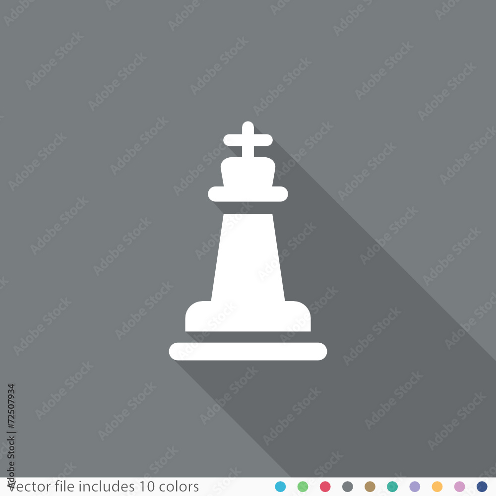 Flat Long Shadow Icon Flat Long Shadow Icon