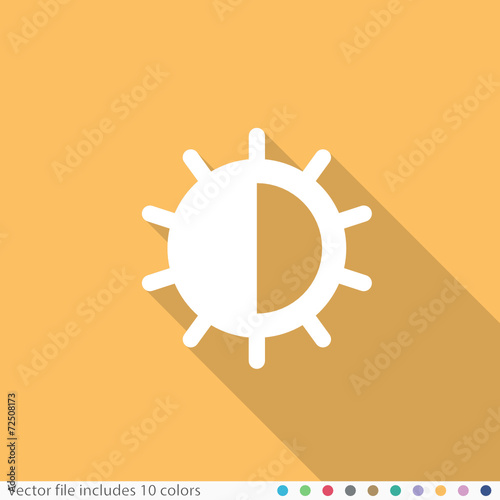 Flat Long Shadow Icon