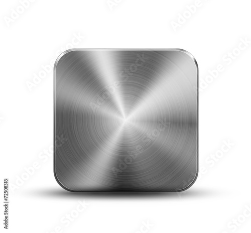 Square button metal
