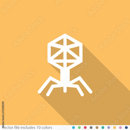 Flat Long Shadow Icon
