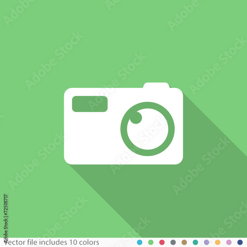 Flat Long Shadow Icon