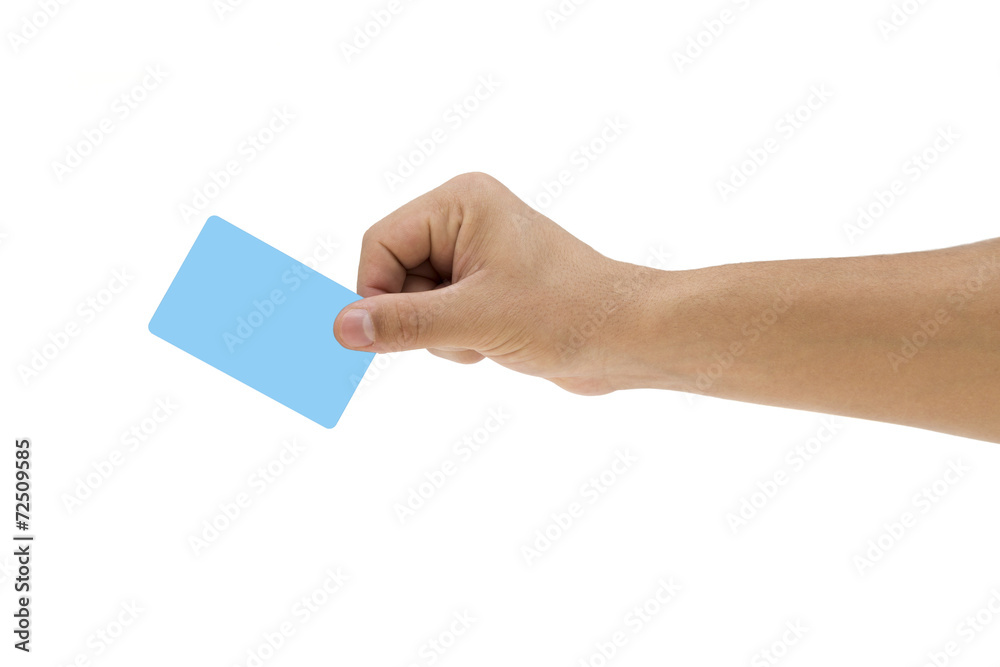 Card in hand Card in hand