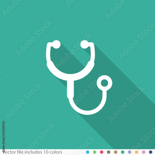 Flat Long Shadow Icon