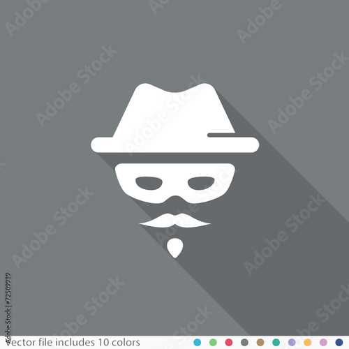 Flat Long Shadow Icon