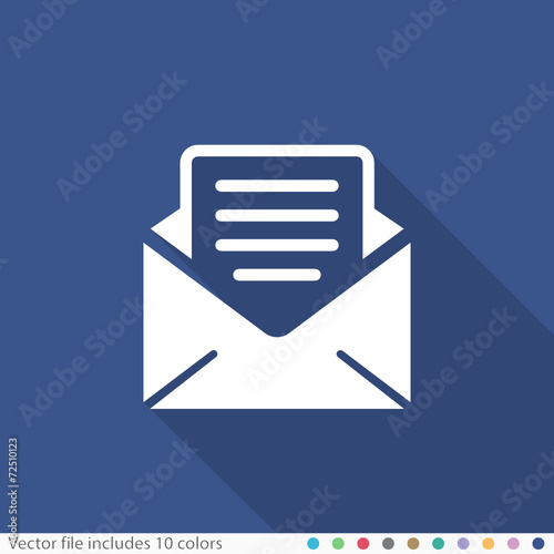 Flat Long Shadow Icon