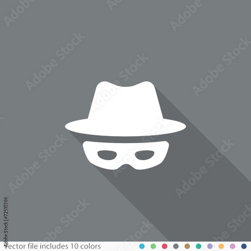 Flat Long Shadow Icon
