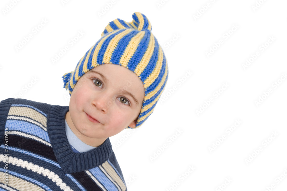 Cute little boy isolated on white background Cute little boy isolated on white background
