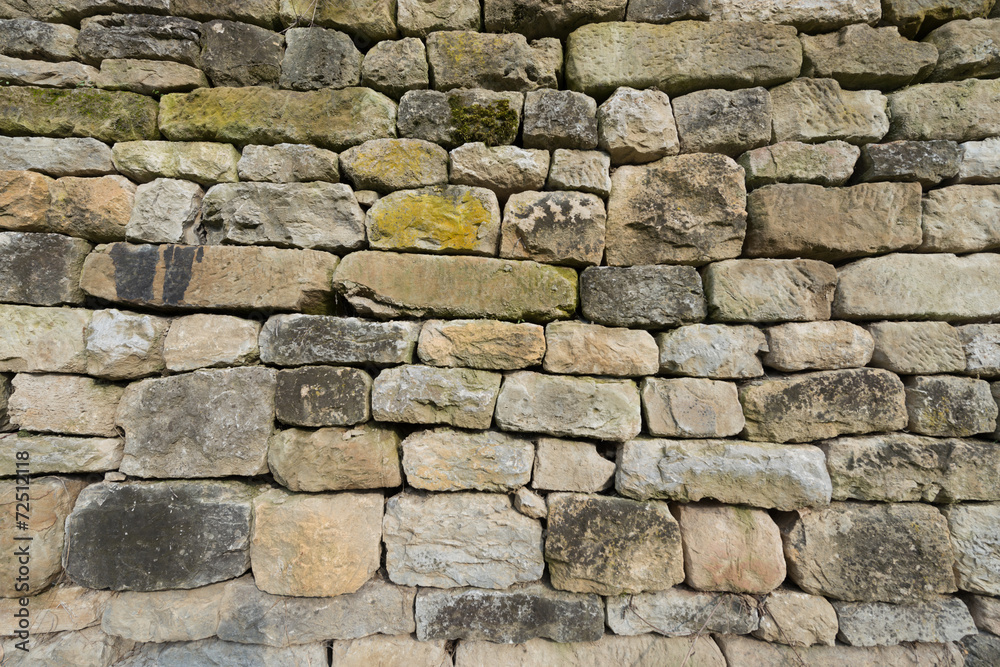 Obraz premium Mauer aus Feldsteinen