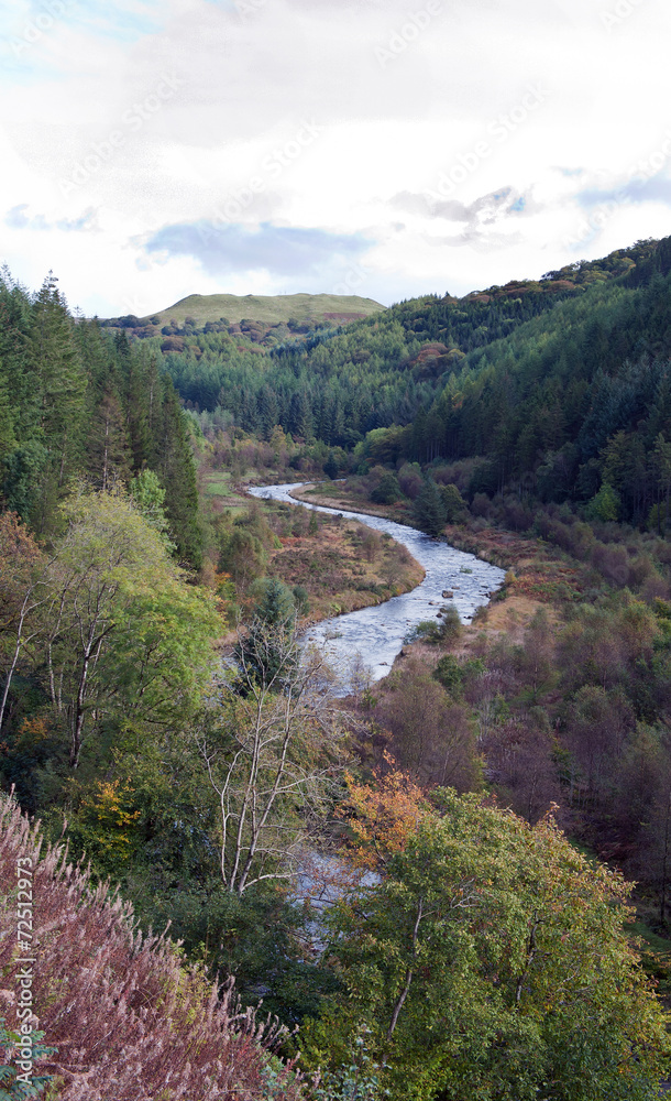 Fototapeta premium River Hafod Wales