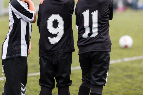 Fotografija Soccer boys defending their goal