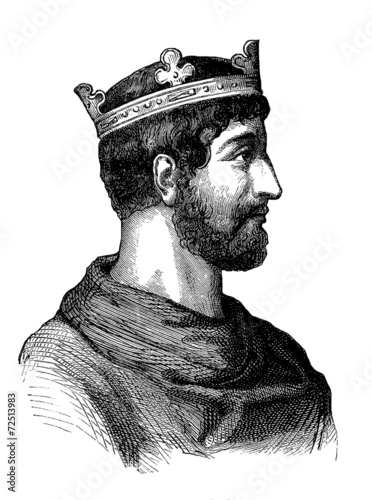 Medieval Emperor - 9th century photo