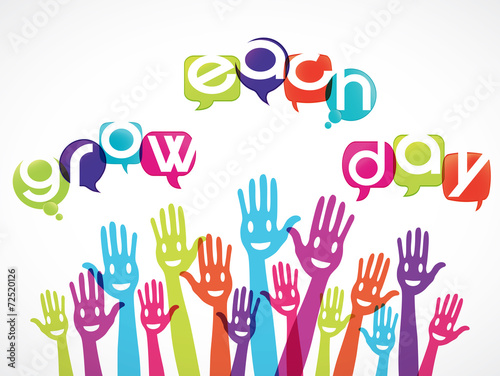 groupe mains : grow each day
