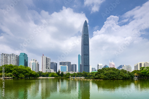 Shenzhen, China City Skyline