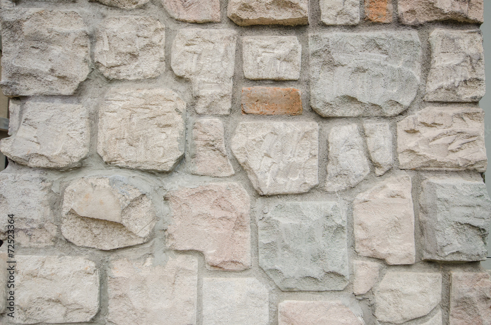 Fototapeta premium Grunge rock and stone wall background