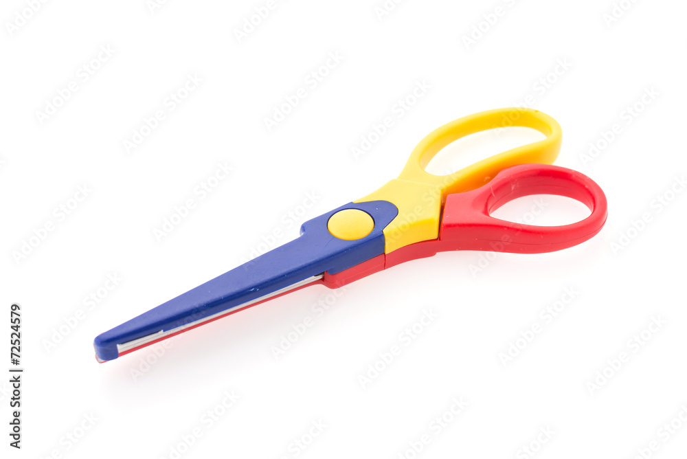 Zigzag scissor isolated on white background Zigzag scissor isolated on white background
