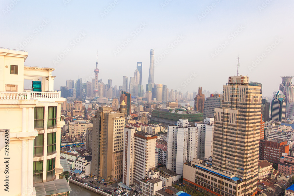 Naklejka premium Shanghai