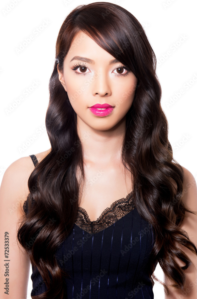 asian beauty isolated on white asian beauty isolated on white
