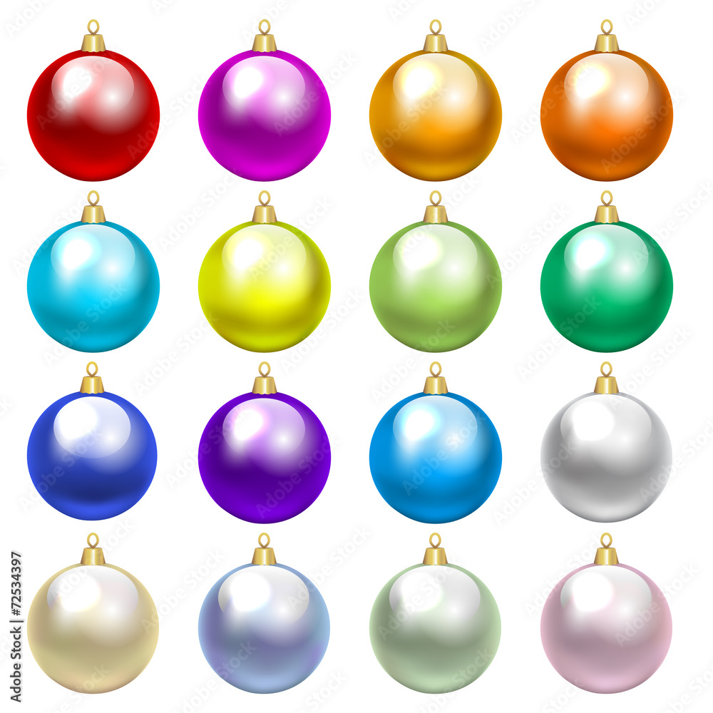 colorful baubles colorful baubles