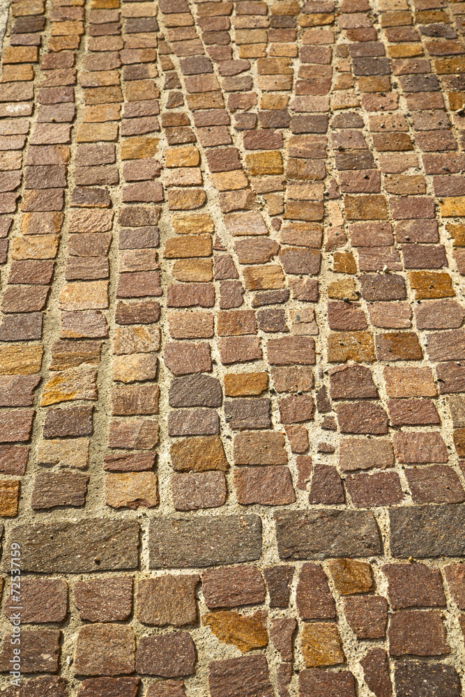brick in varano borghi street lombardy italy brick in varano borghi street lombardy italy
