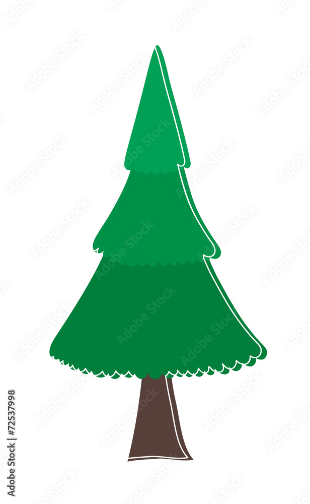 Fototapeta premium Christmas Tree Vector Design
