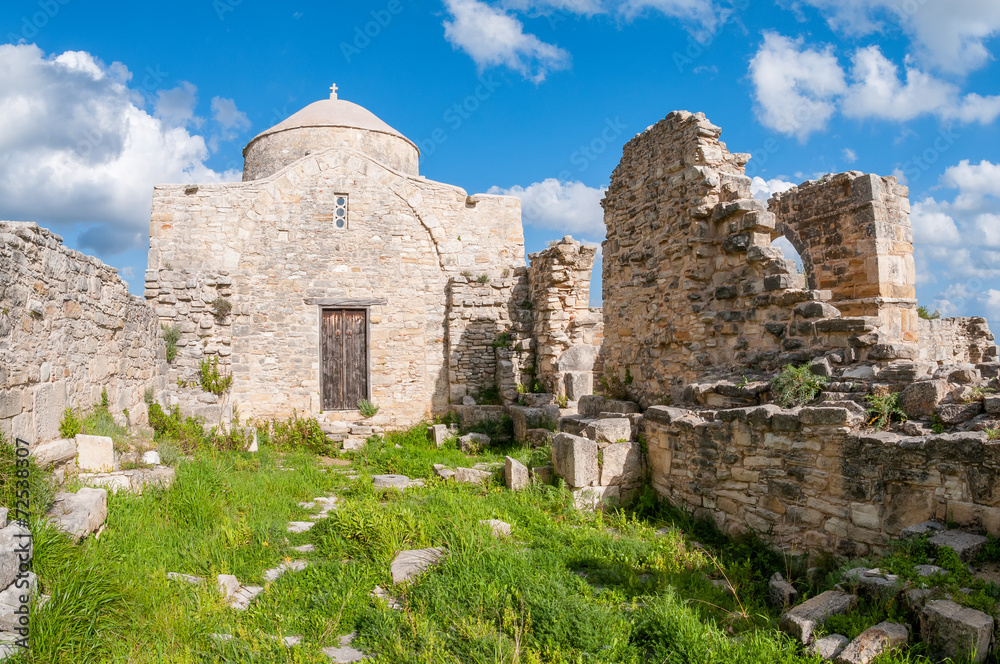 Medieval Monastery of Timiou Stavrou. Limassol District. Cyprus