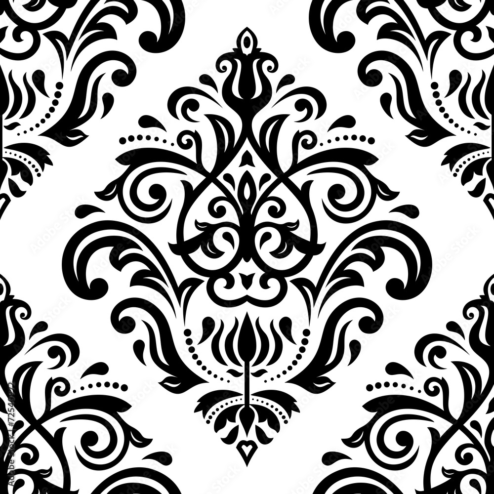 Orient Seamless Vector Pattern. Abstract Background Orient Seamless Vector Pattern. Abstract Background