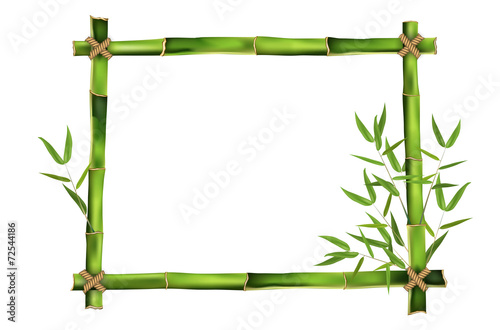 Bamboo frame for your message