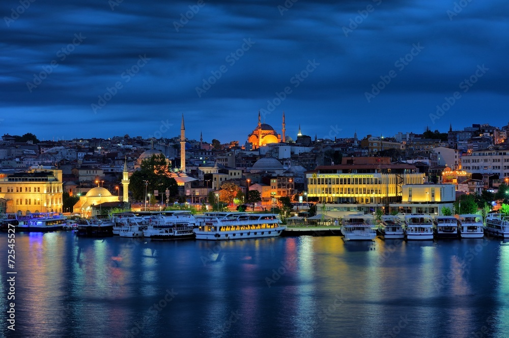 One Of the Istanbul's Blue Evening