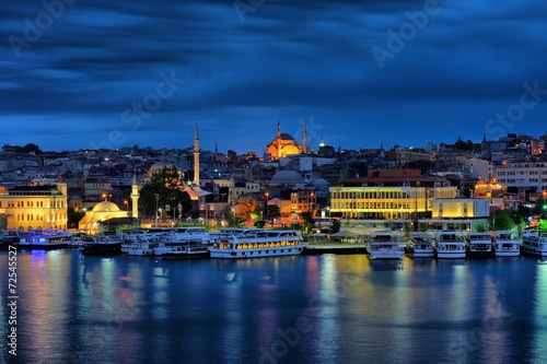 One Of the Istanbul's Blue Evening