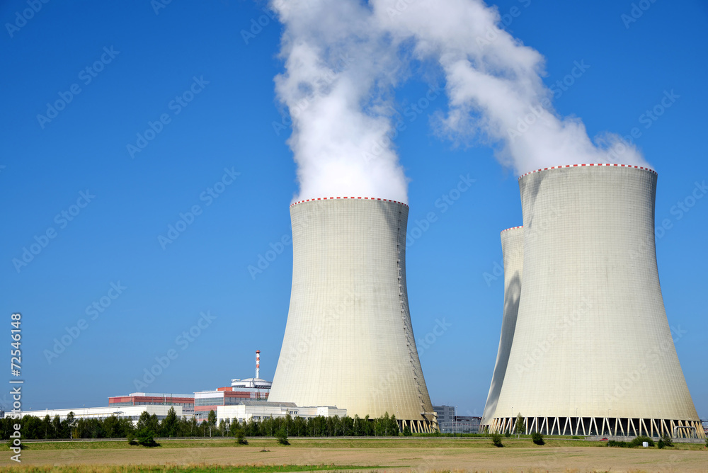 Nuclear power plant Temelin in Czech Republic Europe