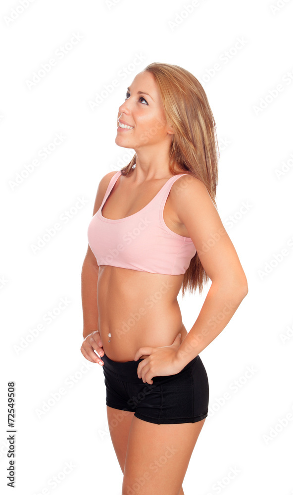 Female athlete ready for sports Female athlete ready for sports
