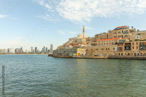 View of Jaffa with Tel Aviv in the background