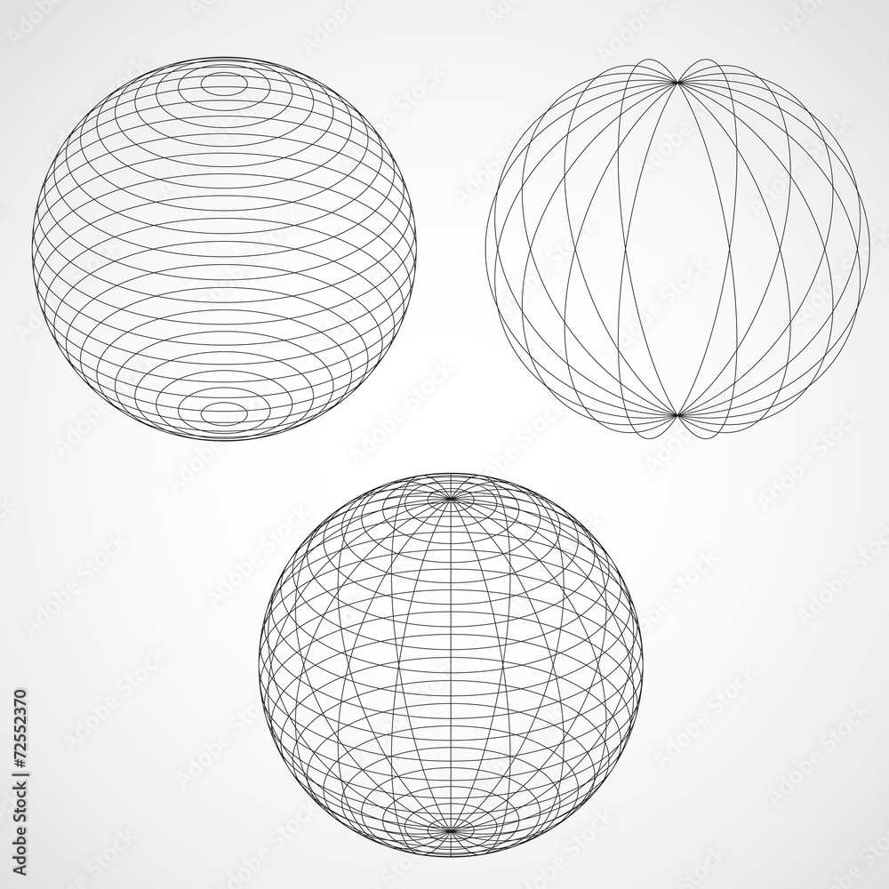 Abstract Design Sphere. Vector illustration