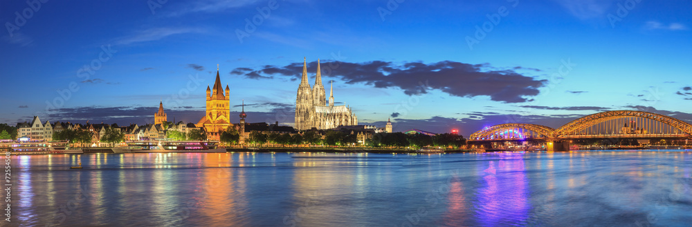 Cologne city skyline at Germany