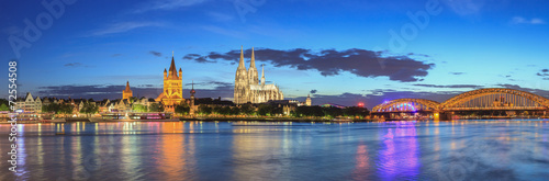 Cologne city skyline at Germany photo