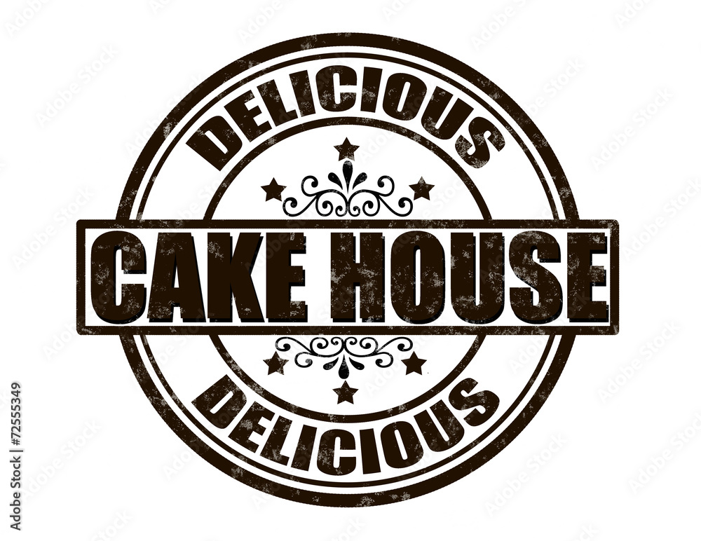 Obraz premium Cake house