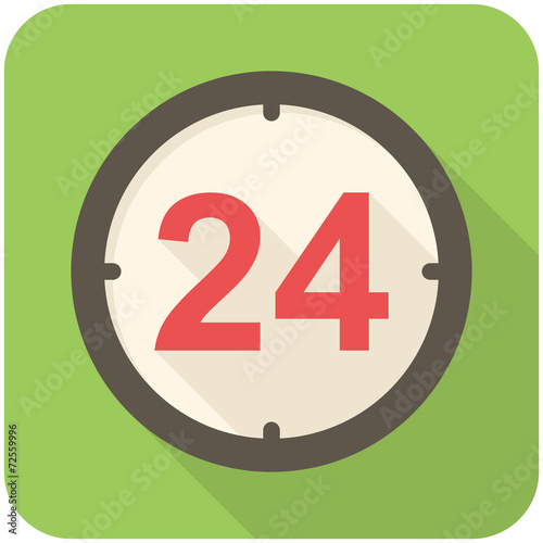 Open 24 hours icon