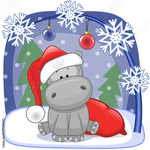 Santa Hippo