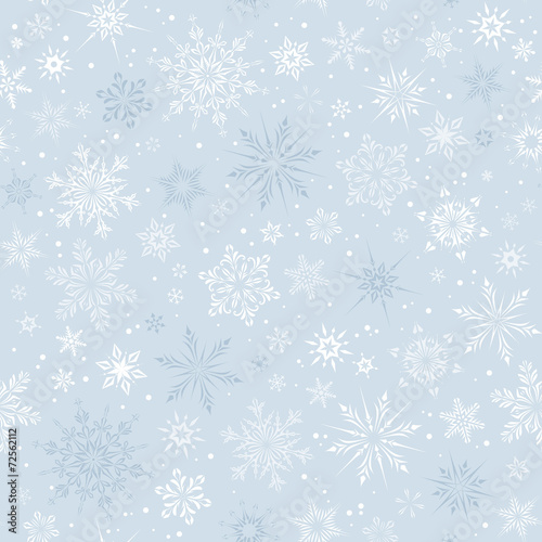 Snowflakes Seamless Background
