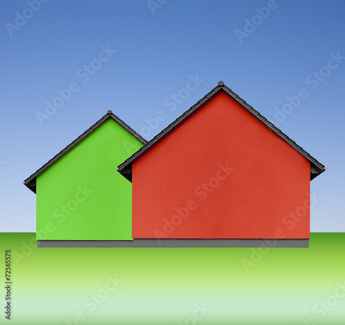 Rotes und Grünes Haus