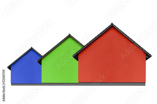 Rotes, Grünes und Blaues Haus